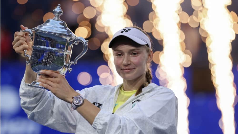 Теннисистка Елена Рыбакина стала чемпионкой турнира US Open