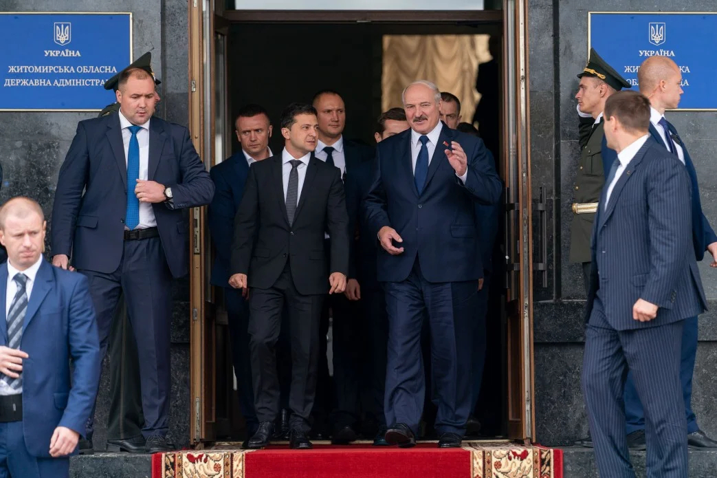 Владимир Зеленский и Александр Лукашенко на форуме регионов Украины и Беларуси. Октябрь, 2019 г . Фото: Сайт президента Украины