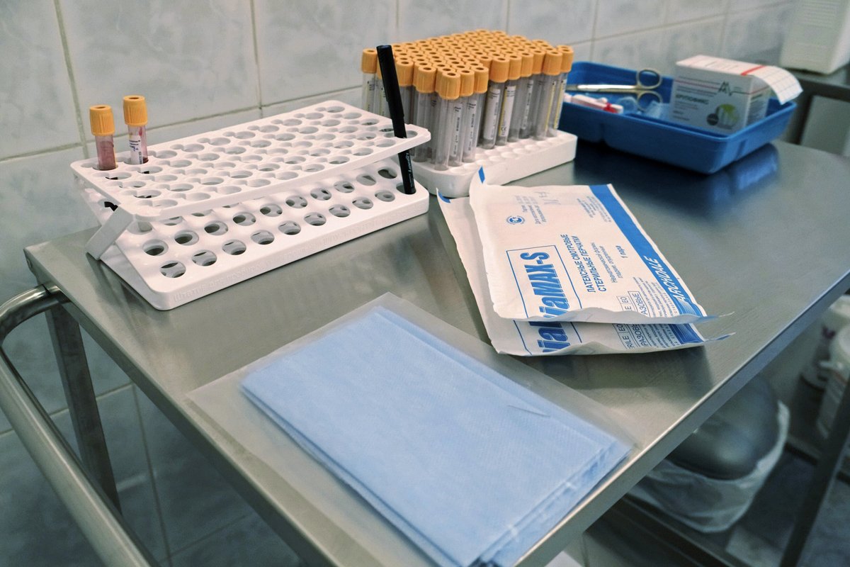 Кабинет тестирования на ВИЧ в поликлинике Москвы, 1 декабря 2015 года. Фото: АГН «Москва»