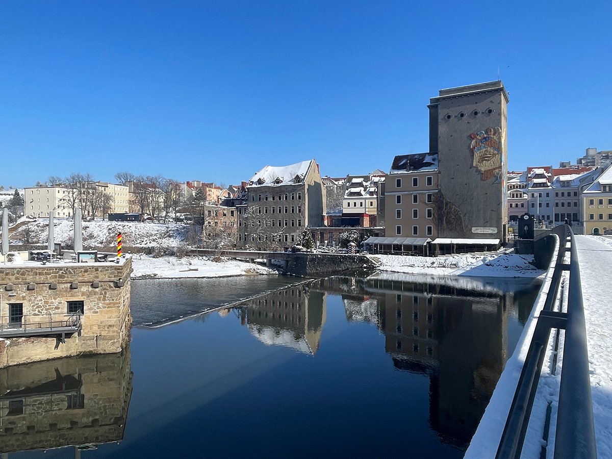 Герлиц, вид на Польшу. Фото: Илья Азар / «Новая газета Европа»