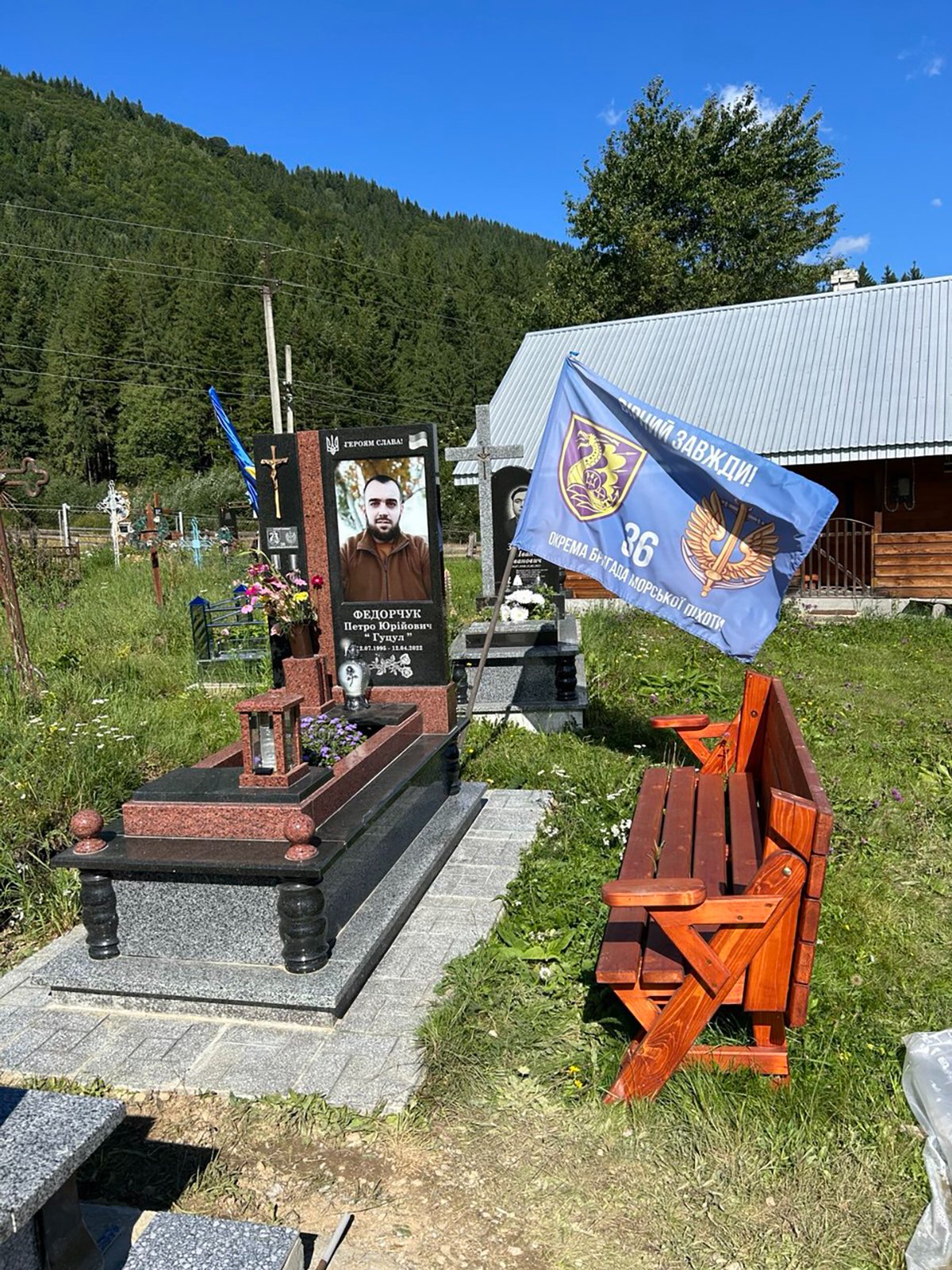 Могила Петра Федорчука с позывным «Гуцул». Фото автора