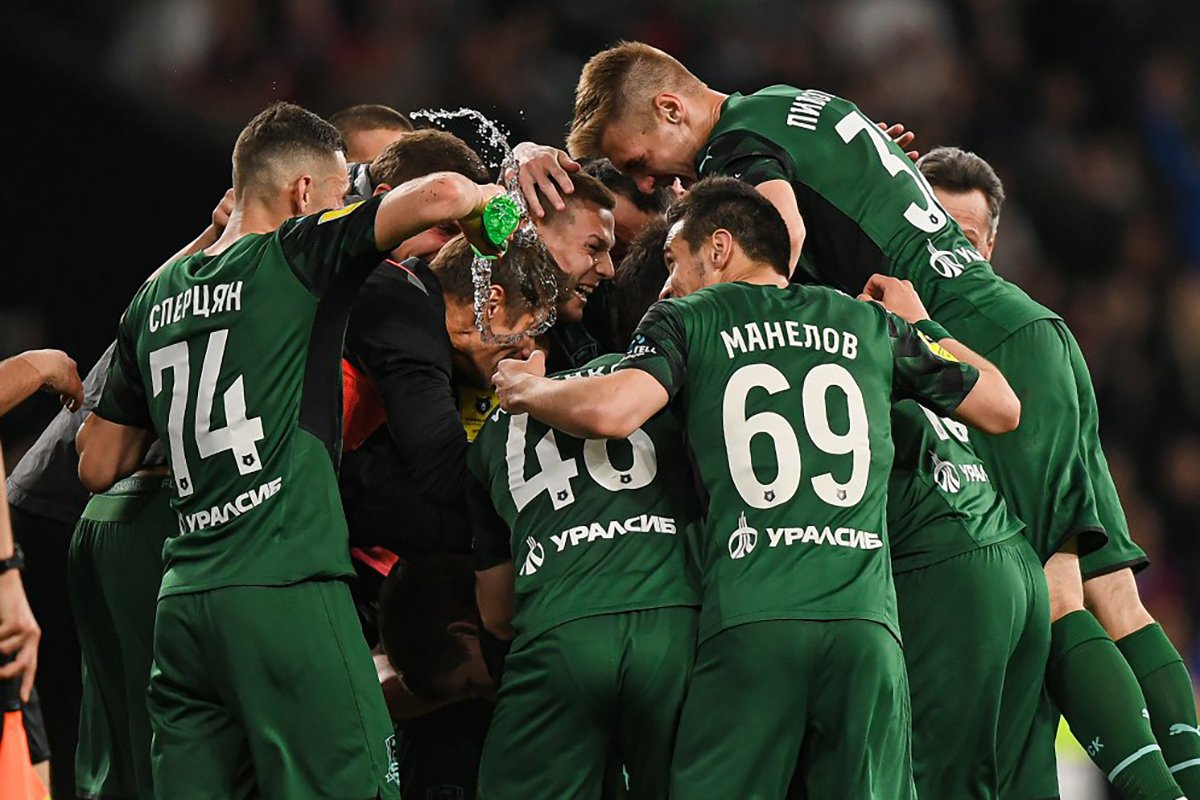 Воспитанники Академии «Краснодара» после матча с ЦСКА. Фото: Telegram / @fckrasnodar