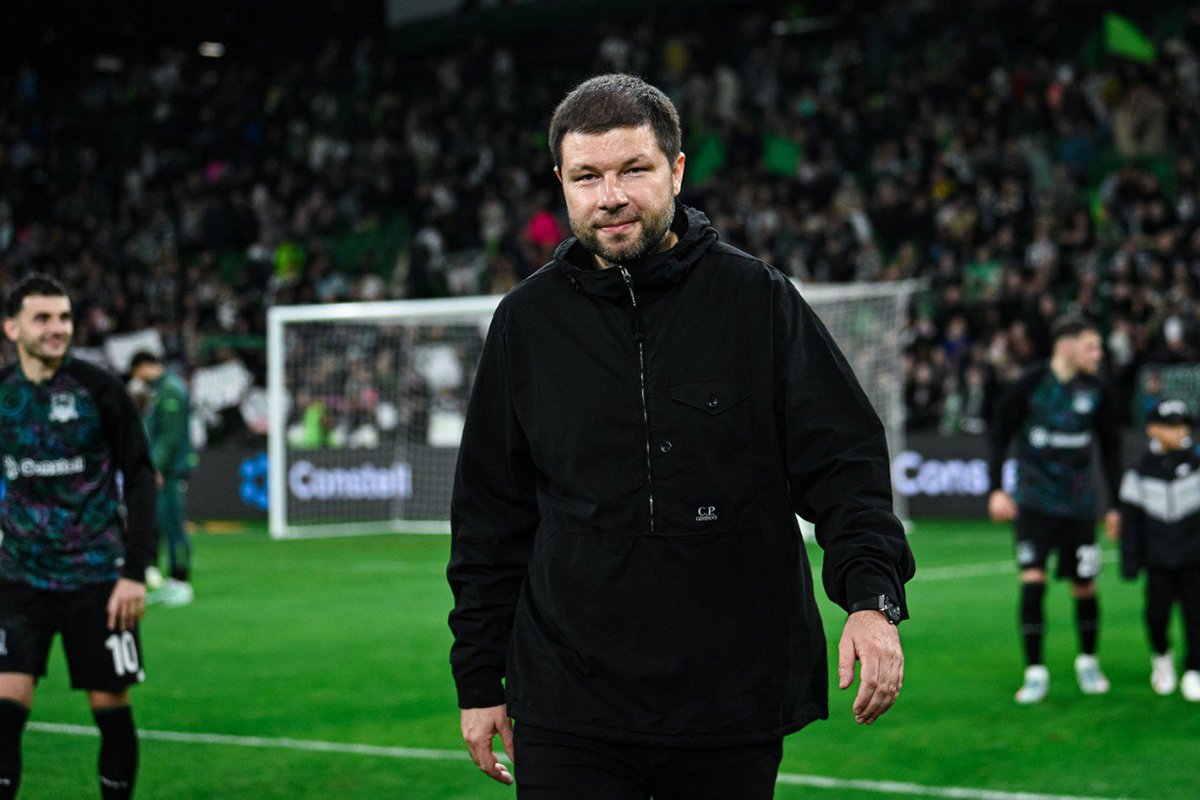 Tренер «Краснодара» Мурад Мусаев. Фото: Telegram / @fckrasnodar