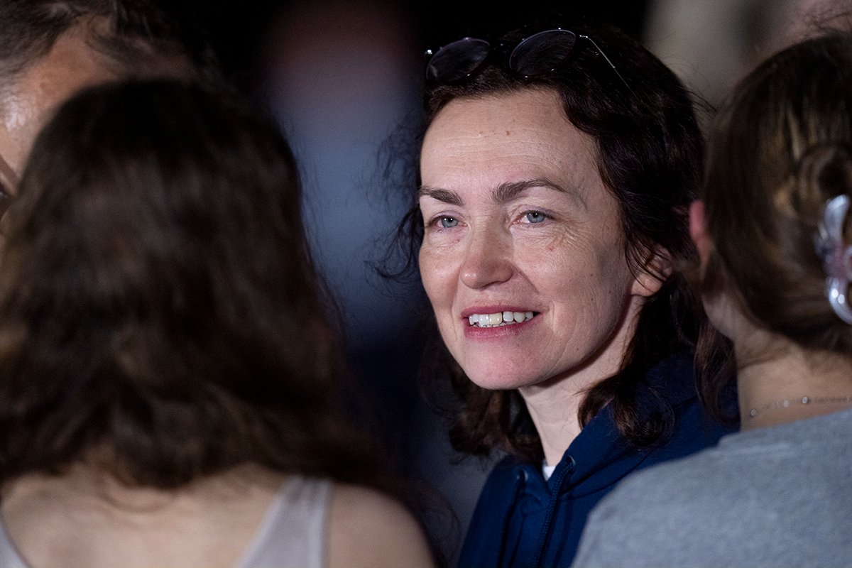 Алсу Курмашева после ее освобождения в рамках обмена пленными между Россией и Соединенными Штатами, 1 августа 2024 года. Фото: Ken Cedeno / Pool via CNP / Scanpix / LETA