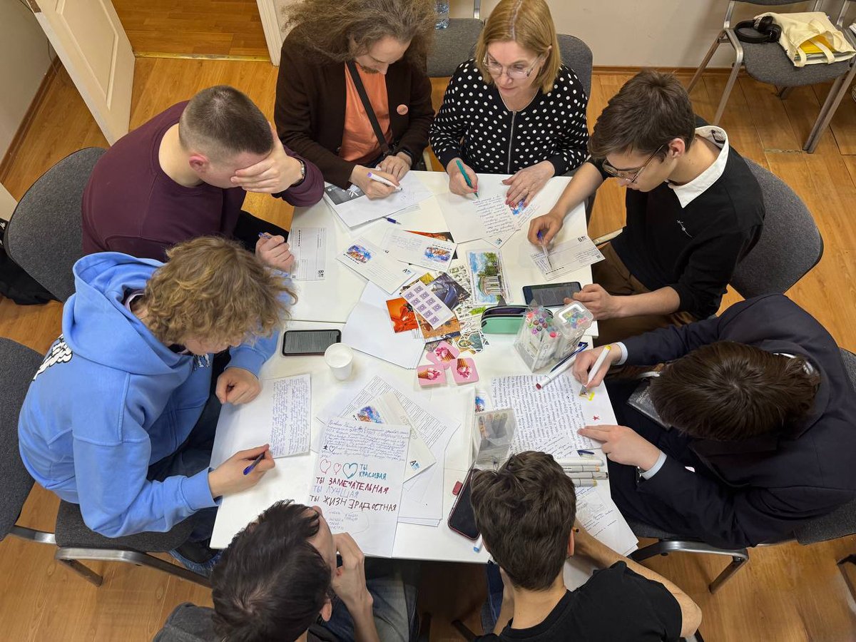 Вечер писем политзаключенным в пермском центре «Рассвета», 22 февраля 2025 года. Фото: пермское отделение « Рассвета »