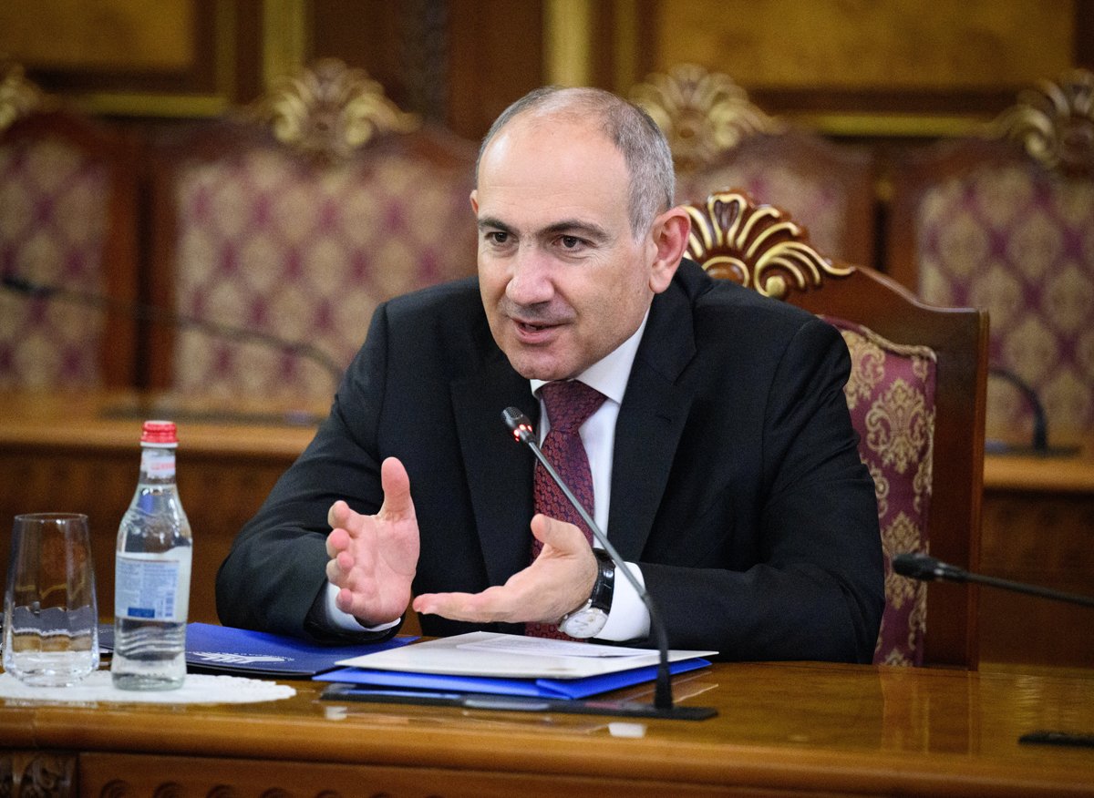 Никол Пашинян. Фото: Bernd von Jutrczenka / dpa / picture-alliance / Scanpix / LETA